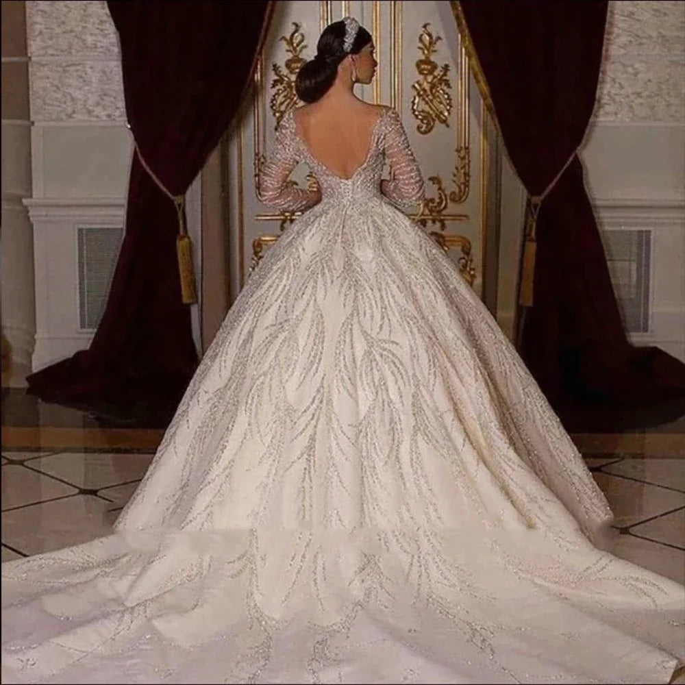 Celestia Shimmer Ball Gown
