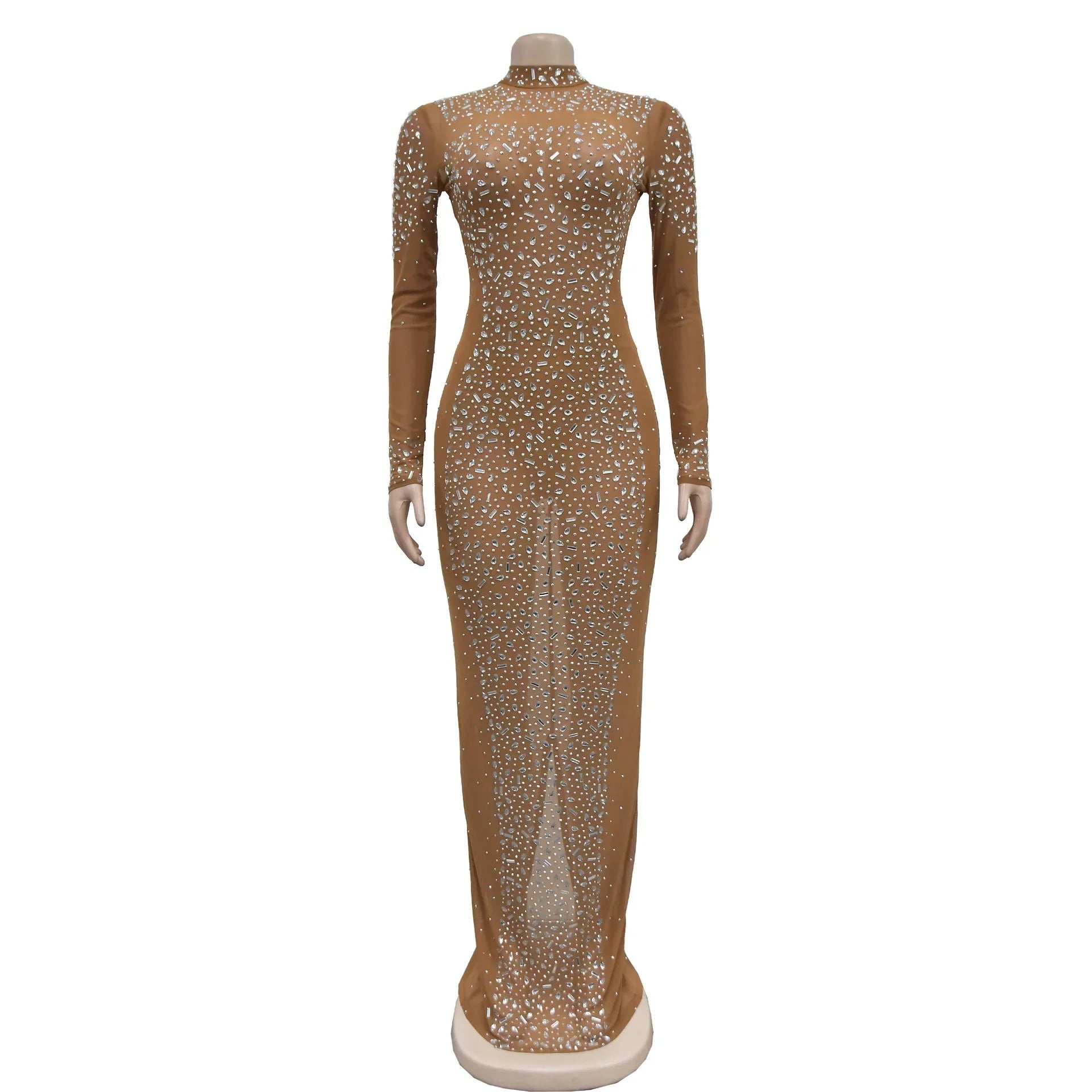 Celestia Mesh Bodycon Gown