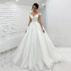 Elysian Off Shoulder Wedding Gown